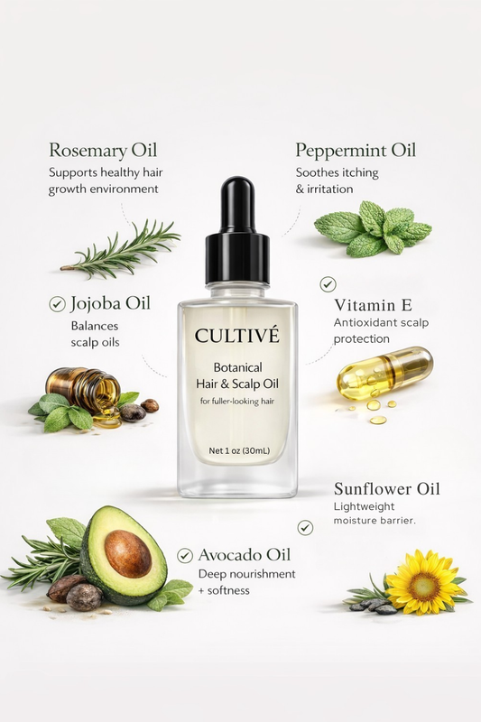 Cultivé Hair & Scalp Oil - Fuller, Healthier Looking Hair